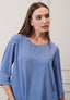 Blusa velata faldone retro