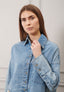 Camicia crop in denim