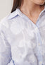 Camicia righe con ricami e nodo