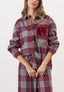 Camicia tartan flanella misto lana