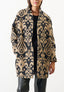 Cappotto jacquard over