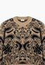 Maglione over jacquard