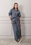 Pantalone ampio in chambray