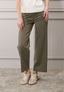 Pantalone crop elastico in vita