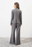 Palazzo trousers with side zip