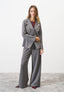 Palazzo trousers with side zip