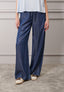 Pantalone ampio in chambray